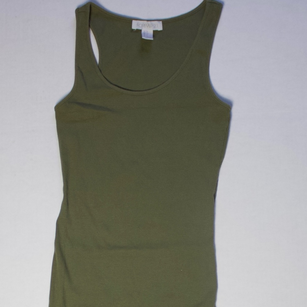 Knit tank top midi dress
